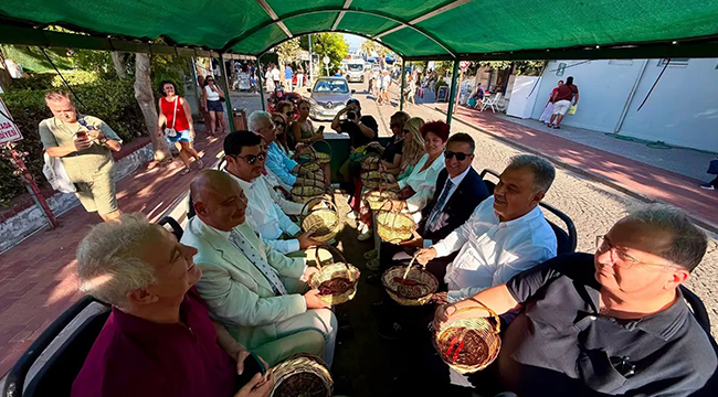 Çan Belediye Başkanı Harun Arslan Bozcaada Bağbozumu Festivali’ne Katıldı içerik görseli