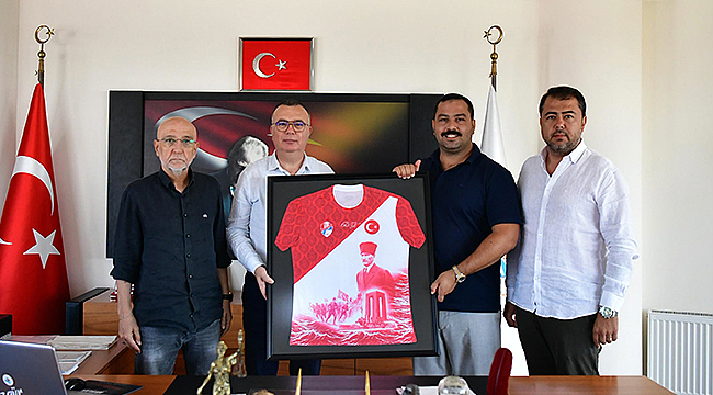 Çanakkalespor’dan Kepez Belediye Başkanı Birol Arslan’a Ziyaret içerik görseli