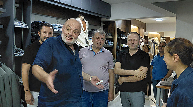 sakir semizoglu ndan canakkale carsisinda esnaf ziyareti
